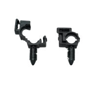 4 x clips, clamp for brake line, lockable and re-openable