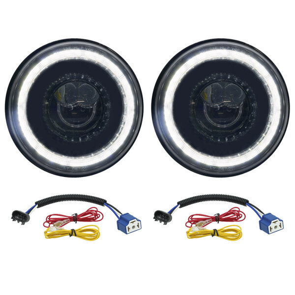 Phare LED Dragon Eye2, feu de route, feu de route, feu de proximité 7 "177 mm, IP67 avec marque E