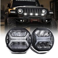 LED Zusatzscheinwerfer 2 St.Gelb, Starkes helles Licht,...