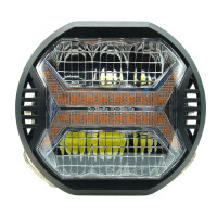 LED Zusatzscheinwerfer 2 St.Gelb, Starkes helles Licht, 14cm, Wasserdicht IP67 mit E-Zeichen