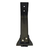 2 x Fuß Set für Dachgepäckträger Dachträger Halterung auf Regenrinnen, 31cm hoch Stahl Schwarz pulverbeschichtet