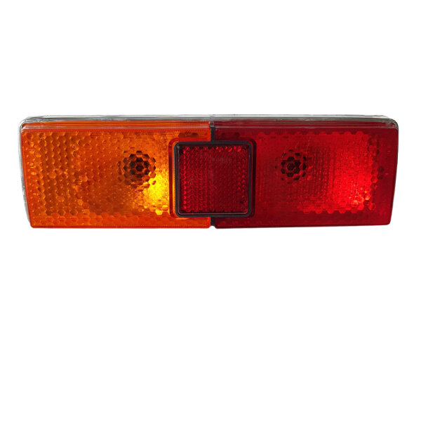 Rear light for Lada 21011 with chrome plastic edge, new production left or right 21011-3716010 / 21011-3716011