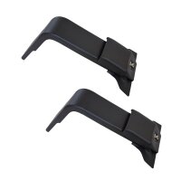 2 x Fuß / Halterung Set für Dachträger Dachgepäckträger, Halterung auf Regenrinnen, 15cm hoch