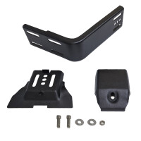 Fuß / Halterung x 2 Set für Dachträger Dachgepäckträger, Halterung auf Regenrinnen, 20cm hoch