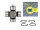 Cruceta, eje cardán delantero + posterior, para Lada 2101-2107, Lada Niva a partir del modelo 1988, Bautler reforzado, 2105-2202025