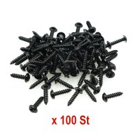 100 x Blechschrauben Stahlschrauben Kreuz selbstbohrend,...