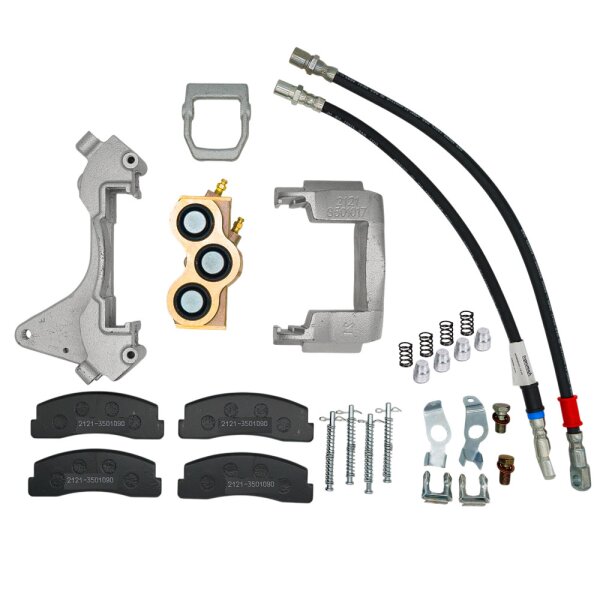 Bremssattel Bremszange komplett rechts für Lada Niva 2121, 21213, 21214, 21215, Taiga, Urban bis 2016, 2121-3501004