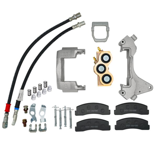 Bremssattel komplett links für Lada Niva 2121, 21213, 21214, 21215, Taiga, Urban bis 2016, 2121-3501005