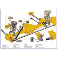 Rear axle differential Lada Niva 21214, Urban, Legend, Bronto, Travel from Euro 5, gear ratio 3.9:1, 2123-2402010