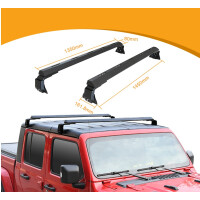 Porte-bagages de toit, 135 cm de long, 15 cm de haut,...