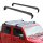 Porte-bagages de toit, 135 cm de long, 15 cm de haut, avec perçages pour feux antibrouillard, porte-vélos, canoë, kayak et coffre de toit