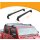 Porte-bagages de toit, 135 cm de long, 15 cm de haut, avec perçages pour feux antibrouillard, porte-vélos, canoë, kayak et coffre de toit