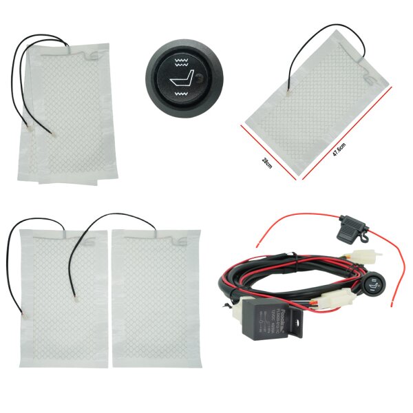 Sitzheizung zum Nachrüsten für 1 Sitz in jedem Lada Niva 2121, 21214 Taiga 4X4, Urban, Travel, Legend, Bronto