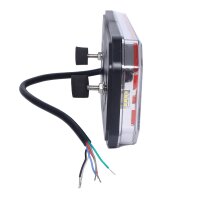2 x St. LED Rückleuchte, Rücklicht für Anhänger, LKW, Bus, Truck, Wohnmobil 5 Funktionen, 12V/ 24V, E9-Zulassung
