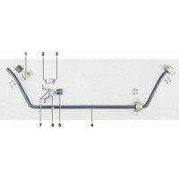 Stabibuchsen für Stabilisatorstab EXTRA STARK/ POLYURETHAN Lada Niva 2121, 21214, rot