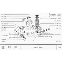Feder Extra Hart x 2 St. Hinterachse Achsfeder hinten Standarthöhe für Lada Niva ab Baujahr 2010, Lada Urban 2123-2912712