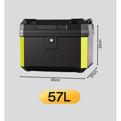 Auto Kofferraum Aufbewahrungsbox für Motorrad, Garage, Camper Organizer, Box, 57 Liter, 43cm, 37cm x 33cm