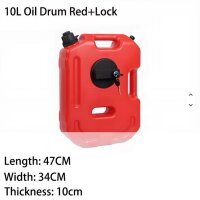 10 L Kunststoffkanister Kanister Benzinkanister flach mit...