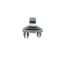 Einrastclip zur Befestigung der Sonnenblende, grau, für Stabdurchmesser 5 mm
