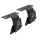 Fuß / Halterung x 2 Set für Dachträger Dachgepäckträger, Halterung auf Regenrinnen, 16cm hoch