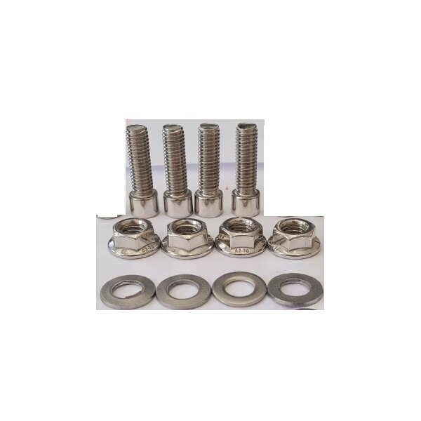 Kit de montage pour barres de toit – 4 vis, écrous et rondelles