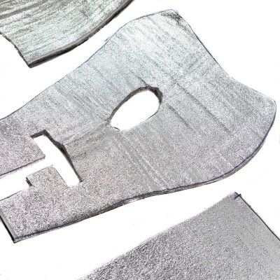 Schallisolierung, Dämmung, sound proof Isolierung 1cm Stärke für alle KFZ, selbstklebend, antikarrosiv, 0,50m x 1cm, Länge 20 Meter