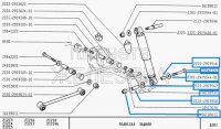 Boulon, douille en caoutchouc, vis M12 x 140 fixation...