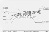 Rodamiento transmisión manual eje intermedio Lada 2101-07 y Niva 2121, Taiga Urban todos los modelos, 2101-1701068