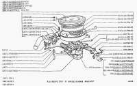 Metallscheibe Distanzscheibe Luftfilterkasten Luftfiltergehäuse Lada 2101-07, Lada Niva 2121