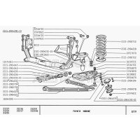 Kit: Lagerbock Federlagerung Federbein Federaufnahme oben Lada Niva 2121, 21214