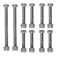 Repair kit screw set for the longitudinal bars: nuts,...