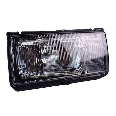 Headlight complete Lada 2105, 2104, 2107, left, white, 2105-3711011