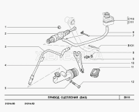 Master clutch cylinder or top clutch cylinder Lada Niva 21214 after year 2016, URBAN, 21214-1602510