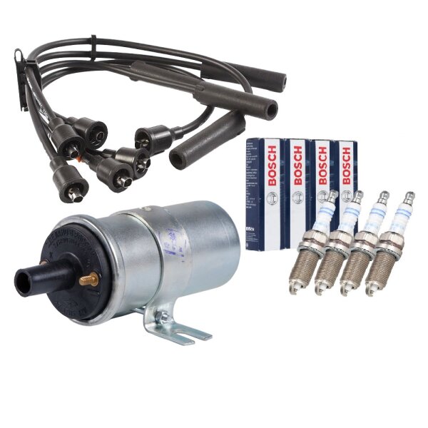 Zündspule + Zündkabel + Zündkerzen Bosch Lada 2101-2107, Lada Niva (1600ccm) 2121, Fiat 124