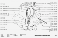 KIT: Tuyau de radiateur + tuyau pour échangeur de chaleur, bloc-cylindres Lada Niva 1700ccm, POLYURETHANE