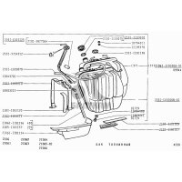 Dichtung für Tankgeber, Benzinpumpe, Benzintank Lada 2101- 2107, Lada Niva 2121 aus Polyurethan