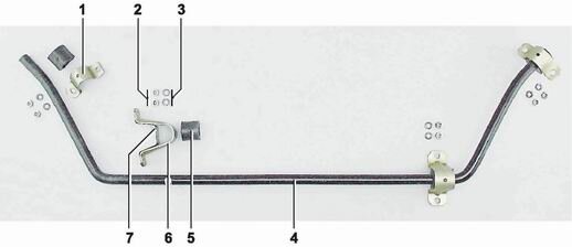 Stabibuchsen für Stabilisatorstab EXTRA STARK/ POLYURETHAN Lada Niva 2121, 21214