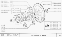 Thrust disc for crankshaft / connecting rod Lada...