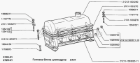 Stud bolt threaded rod M6 x 18mm for valve cover Lada...