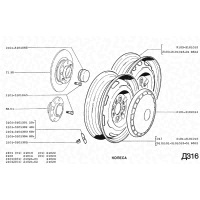 Tapacubos para buje de rueda Lada 2101-2107, 2101-3103065
