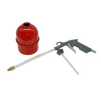 Fettpresse Schmieren Druckluftfettpresse Einhandfettpresse 500ml KFZ, 25cm, Robus