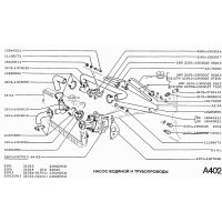 Kit de reparación para bomba de agua, termostato y mangueras del radiador Lada Niva 21214, Taiga, Urban, Bronto, Travel, Legend