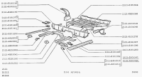 Front left or right holder for jack Lada Niva 2121,...