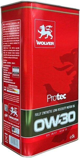 Wolver Protec SAE 0W-30 Motoröl 4 Liter, Fiat, BMW, Jaguar, Land Rover, Iveco