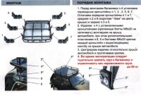 Dachgepäckträger für ganzes Dach für Lada Niva / Taiga 2121, 21213, 21214, 21215