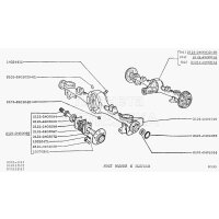 Bearing kit rear wheel LEFT!!!  Lada Niva 1700 ABS after...
