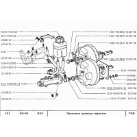 Master brake cylinder Lada Niva 21214 after  year 2010, 21214-3505010-82, without ABS