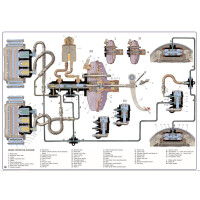 Master brake cylinder Lada Niva 21214 after  year 2010, 21214-3505010-82, without ABS