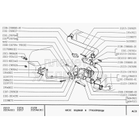 Tuyau de dérivation, tuyau, conduite deau de la pompe à eau au radiateur Lada Niva 2121, 21214, Taiga, Urban, Brotno, 2107-